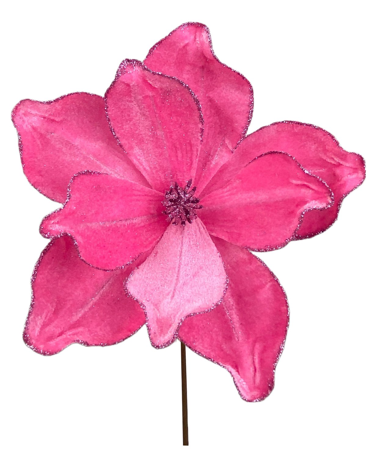 Velvet magnolia pick - pink - Greenery Market85729PK