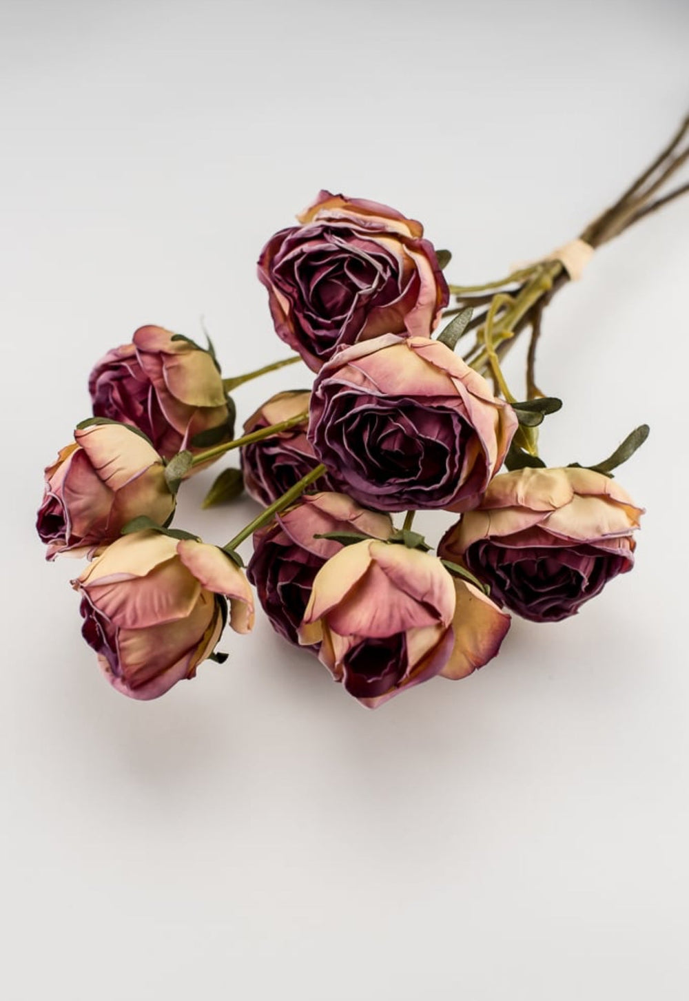 Vintage rose artificial flower bundle - vanilla magenta - Greenery Marketartificial flowersD131-VANPL