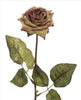 Vintage small, garden rose stem - wine - Greenery Marketartificial flowersL710-WI