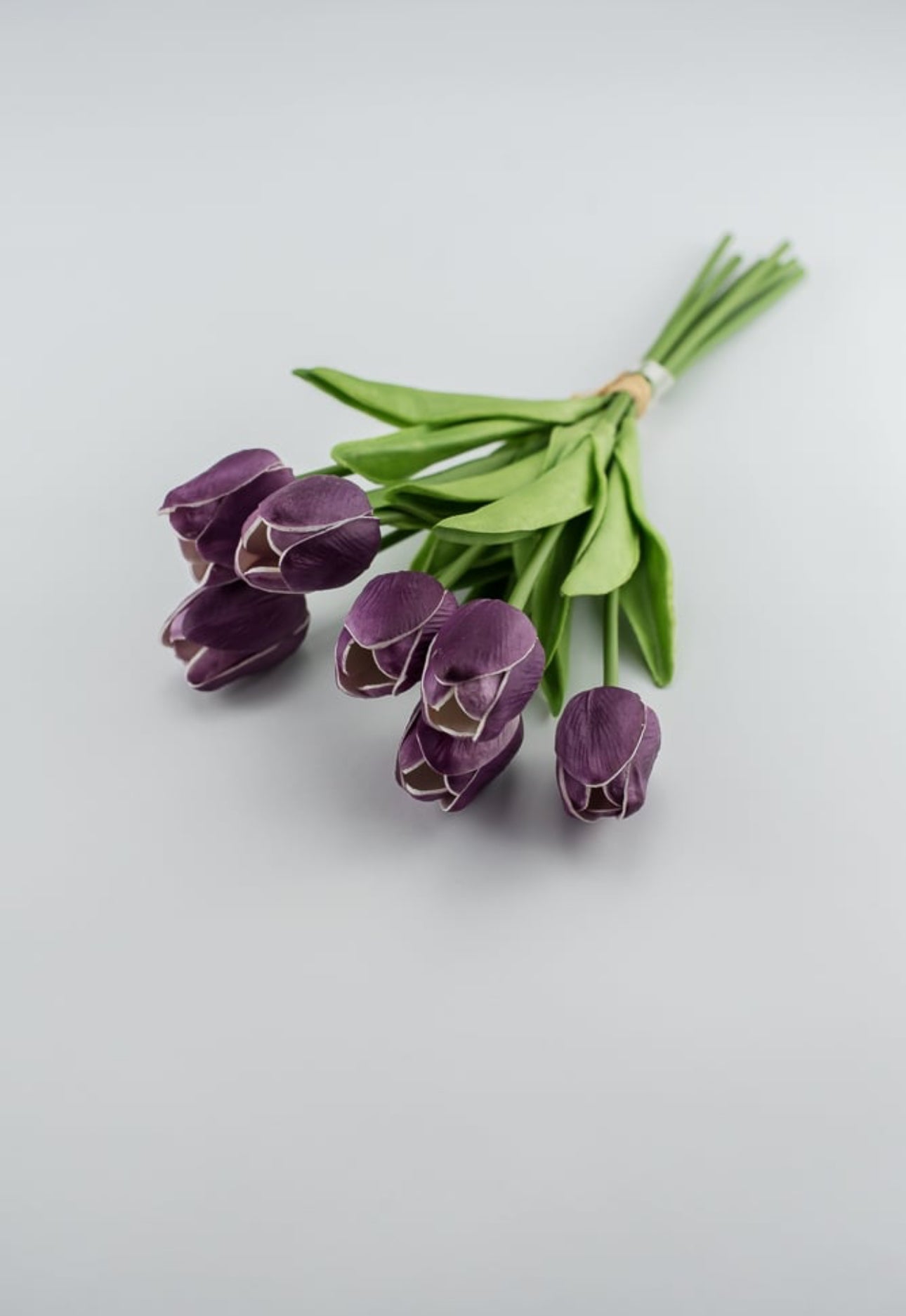 Violet soft touch, life like tulip bundle - Greenery Market2260017VL