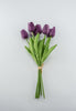 Violet soft touch, life like tulip bundle - Greenery Market2260017VL