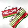 Watermelon, bow bundle & sign x 3 wired ribbons - Greenery MarketWired ribbonWatermelonsignx4