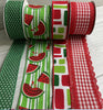 Watermelon bow bundle x 4 wired ribbons - Greenery MarketWired ribbonWatermelonx4