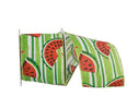 Watermelon ribbon, 10 yards, 2.5" wired ribbon, summer ribbon - Greenery Marketwired ribbon41043-40-09
