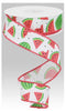 Watermelon ribbon, 1.5" wired ribbon - Greenery Marketwired ribbonRG0199127