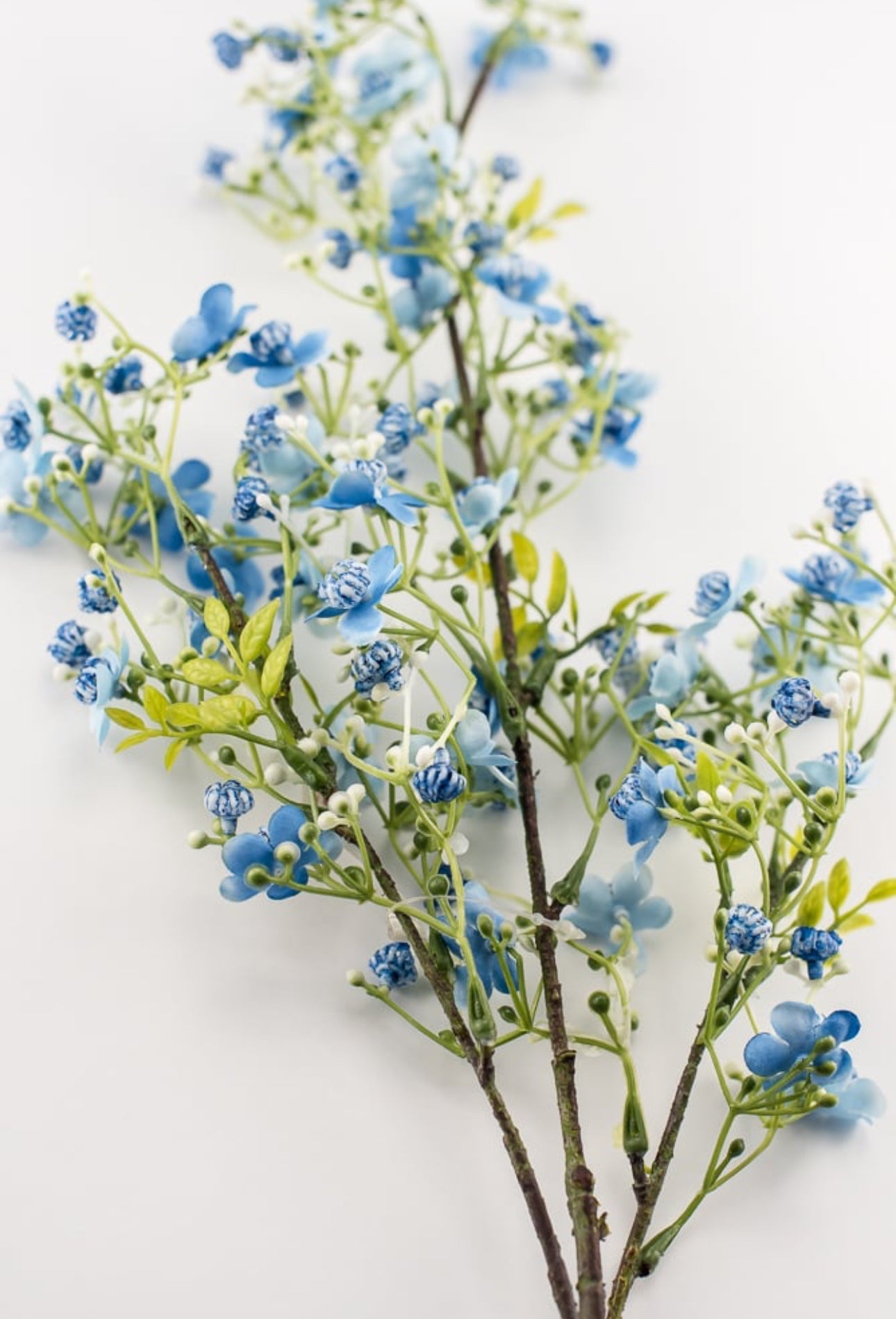 Wax flower spray - blue - Greenery Market2285174BL