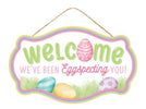 We’ve been egg-specting you Easter sign - Greenery Marketsigns for wreathsAP7328