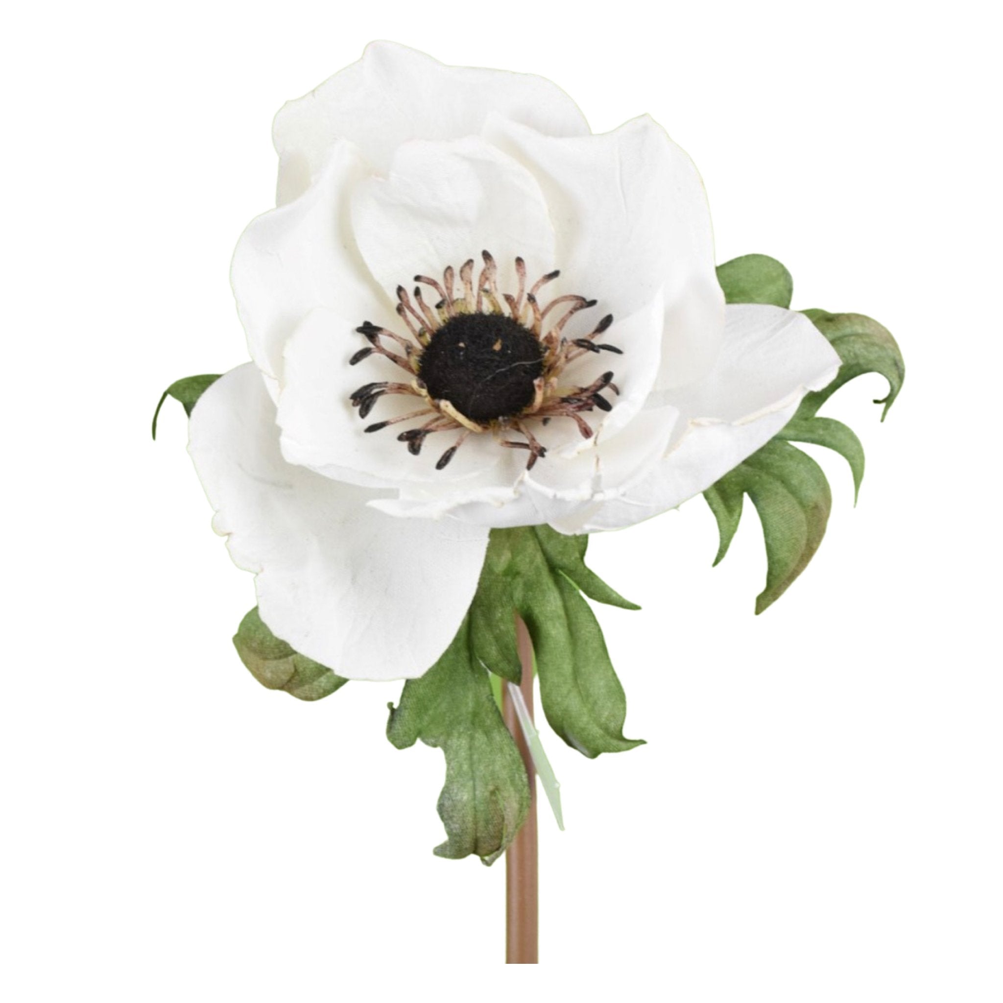 White dried anemone stem - Greenery Marketartificial flowers147339