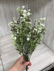White filler flowers and boxwood greenery - Greenery Marketartificial flowers76621