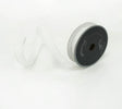 White fuzzy 1” farrisilk wired ribbon - Greenery MarketRibbons & TrimRS043-43