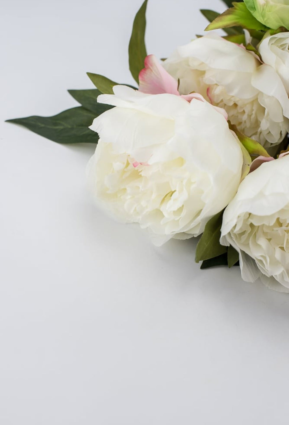 White peony bush, white wedding flowers - Greenery Marketartificial flowers25786