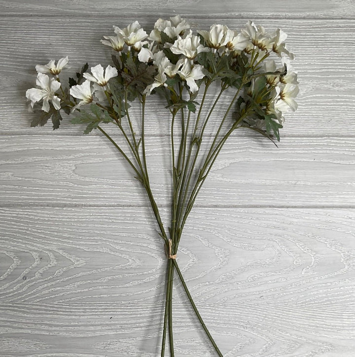 Wild flower spray - white - Greenery MarketArtificial Flora26306