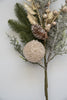 Winter greenery spray with gold accents - Greenery Market9745479