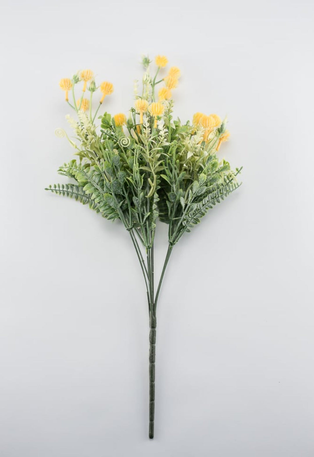 Yellow Mixed greenery and thistle flower - Greenery MarketArtificial Flora80292