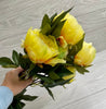 Yellow peony bush - Greenery Marketartificial flowers27176