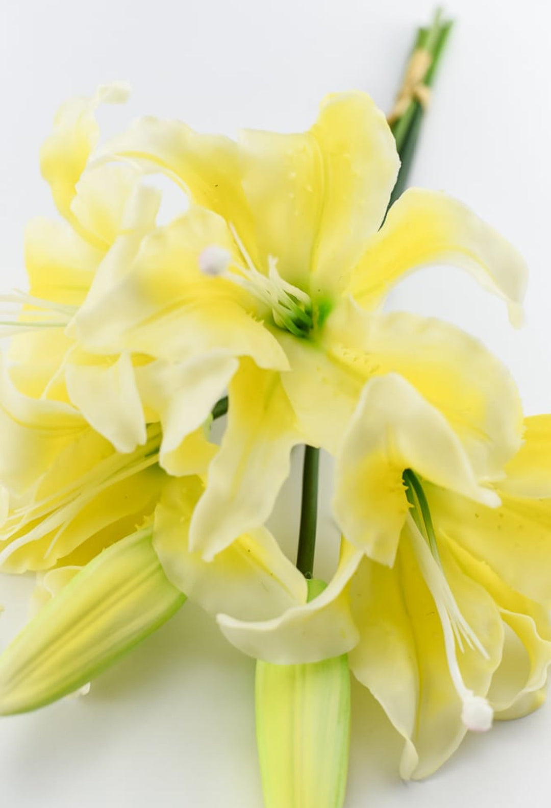 artificial tiger lilies Yellow tiger lily artificial flower sprays bundle