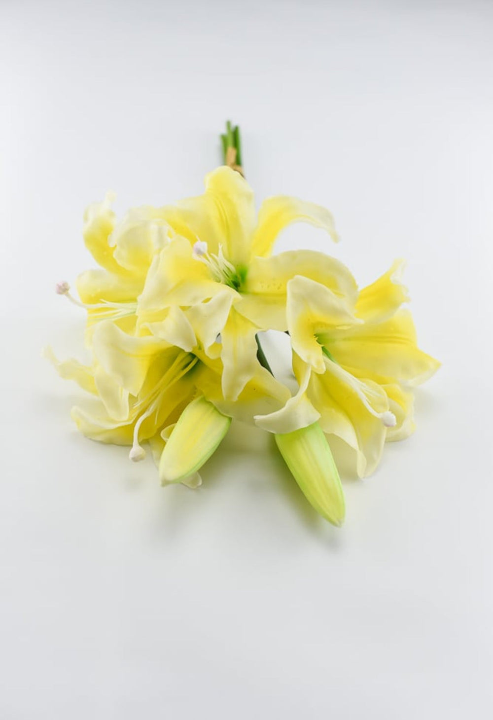 Yellow tiger lily artificial flower sprays bundle - Greenery MarketArtificial Flora84087-YEL