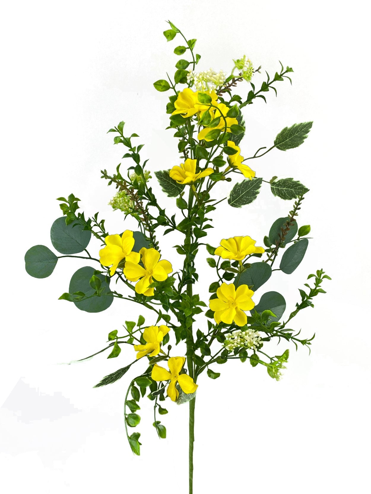 Yellow wildflower spray with greenery - Greenery Market63250YW